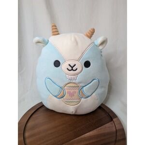 Domingo the Blue Goat Squishmallow Plush with Easter Egg 8" No‎ Tag- Easter 2023